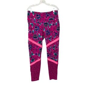 Old Navy Active Women’s Go-Dry Ankle Length Legging Size XL Pink Green Purple